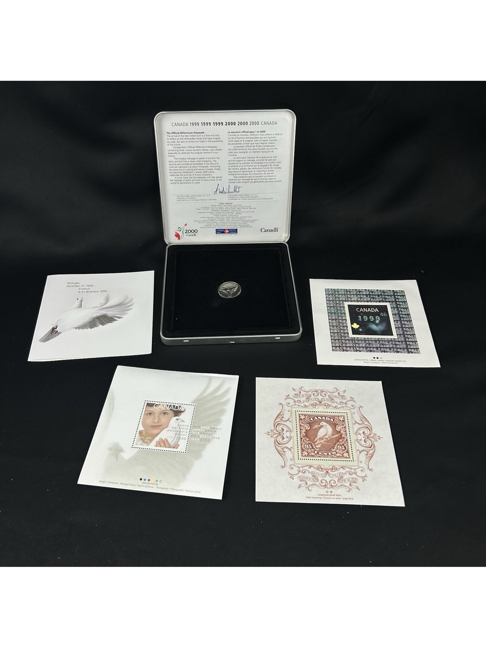 Royal Canadian Mint Canada Post Millennium Keepsake Stamps & Coin Collection - Picture 6 of 16